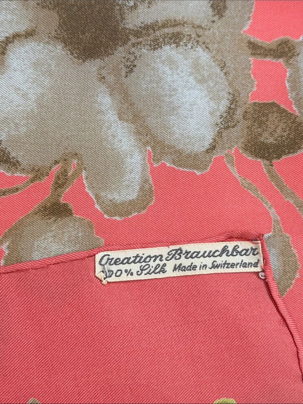 Creation Brauchbar Silk Scarf from Switzerland